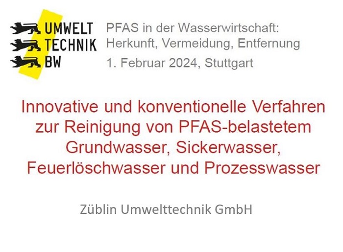 PFAS in der Wasserwirtschaft: Herkunft, Vermeidung, Entfernung